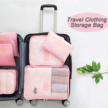 Load image into Gallery viewer, 6 pieces portable luggage packing cubes