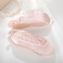 Load image into Gallery viewer, Personalized Pink Ballet Shoe Style Makeup Bag