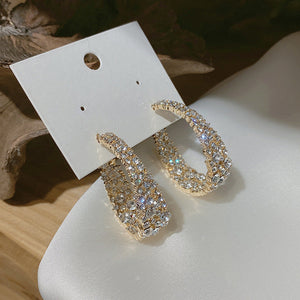 Fashionable Rhinestone Earrings