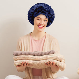 Silk Night Sleeping Cap Bonnet