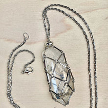 Load image into Gallery viewer, Crystal Stone Holder Necklace