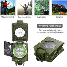 Load image into Gallery viewer, Multifunctional Military Aiming Navigation Compass