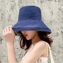 Load image into Gallery viewer, Wide Brim Cotton Summer Hat