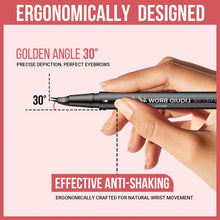 Load image into Gallery viewer, 2-in-1 Dual-Ended Eyebrow Pen with Micro-Fork-Tip Applicator and Precise Brush-Tip