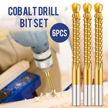 Load image into Gallery viewer, Cobalt Drill Bit Set (6 PCs)