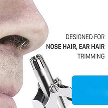 Load image into Gallery viewer, Safe Touch Stainless Steel Nose Hair Trimmer