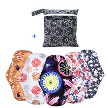 Load image into Gallery viewer, Washable sanitary napkins made of bamboo charcoal