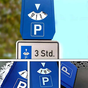 Parking Timer With Ice Scraper