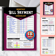 Load image into Gallery viewer, Bill Payment Management Book