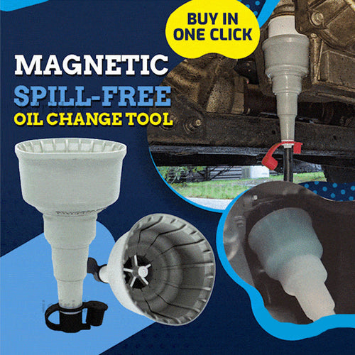 Magnetic Spill-Free Oil Change Tool