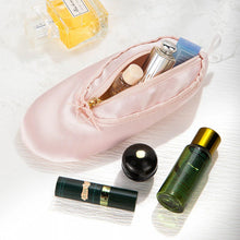 Load image into Gallery viewer, Personalized Pink Ballet Shoe Style Makeup Bag