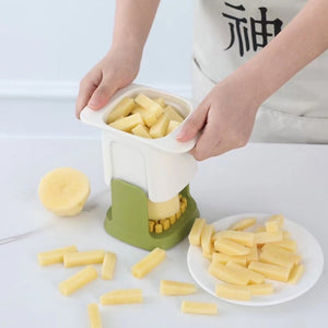 Mini kitchen hand press vegetable cutter