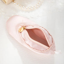 Load image into Gallery viewer, Personalized Pink Ballet Shoe Style Makeup Bag