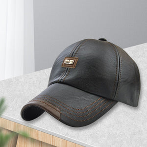 New Trendy Leather Cap