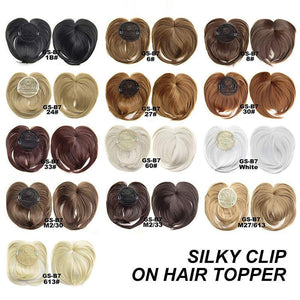 Silky Clip-On Hair Topper