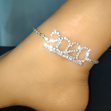 Load image into Gallery viewer, 1985-2020 Birth Year Number Anklet