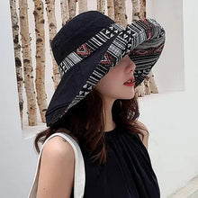 Load image into Gallery viewer, Wide Brim Cotton Summer Hat