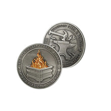 Load image into Gallery viewer, Dumpster Fire Challenge Coin