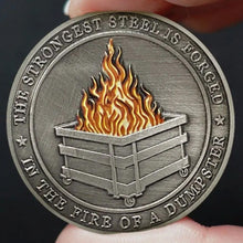 Load image into Gallery viewer, Dumpster Fire Challenge Coin