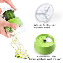 Load image into Gallery viewer, Handheld Spiralizer Vegetable Slicer