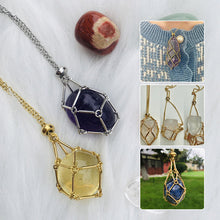 Load image into Gallery viewer, Crystal Stone Holder Necklace