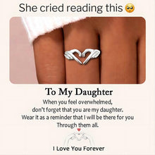 Load image into Gallery viewer, To My Daughter ‘I Love You Forever’ Heart Ring