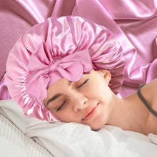 Load image into Gallery viewer, Silk Night Sleeping Cap Bonnet