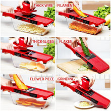 Load image into Gallery viewer, Vegetable Cutter with Six Steel Blades