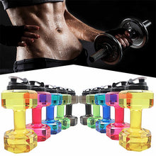 Load image into Gallery viewer, Dumbbell Shape Water Bottles