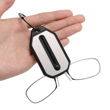 Load image into Gallery viewer, Legless Nose Clip Reading Glasses Mini Portable