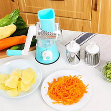 Load image into Gallery viewer, 3 in 1 Rotary Cheese Grater Vegetable Slicer