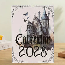 Load image into Gallery viewer, 2025 Vintage Gothic Castle Theme Wall Calendar