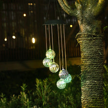 Load image into Gallery viewer, Solar Wind Chime Outdoor Light