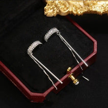 Load image into Gallery viewer, Cube Molecular Tassel Long Ear Clip