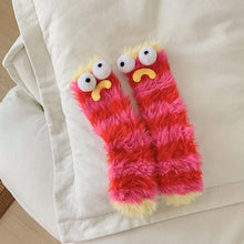 Load image into Gallery viewer, Warm Cozy Fluffy Cartoon Monster Socks