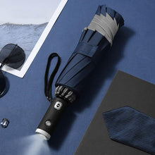 Load image into Gallery viewer, Automatic Folding Umbrella With Reflective Stripe