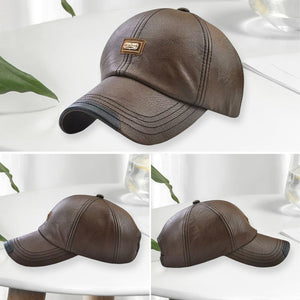 New Trendy Leather Cap