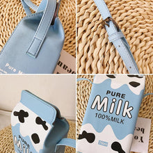 Load image into Gallery viewer, Cute Milk Box Crossbody Bag / Casual Phone Purse