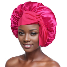 Load image into Gallery viewer, Silk Night Sleeping Cap Bonnet