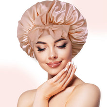 Load image into Gallery viewer, Silk Night Sleeping Cap Bonnet