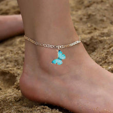 Load image into Gallery viewer, Butterfly Pendant Necklace Bracelet Anklet