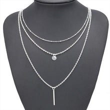 Load image into Gallery viewer, Multilayer Pendant Long Chain Necklace