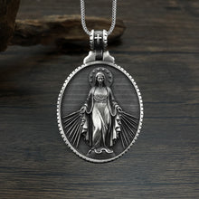 Load image into Gallery viewer, Miraculous Medal Virgin Mary Necklace