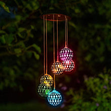 Load image into Gallery viewer, Solar Wind Chime Outdoor Light