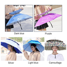 Load image into Gallery viewer, Double Layer Folding UV Wind Protection Umbrella