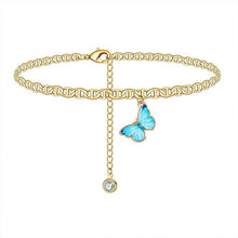 Load image into Gallery viewer, Butterfly Pendant Necklace Bracelet Anklet