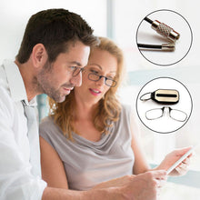 Load image into Gallery viewer, Legless Nose Clip Reading Glasses Mini Portable