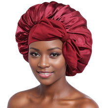 Load image into Gallery viewer, Silk Night Sleeping Cap Bonnet