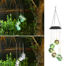 Load image into Gallery viewer, Solar Wind Chime Outdoor Light