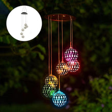 Load image into Gallery viewer, Solar Wind Chime Outdoor Light